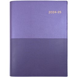 Collins Vanessa Financial Year Diary A4 Day to Page Purple