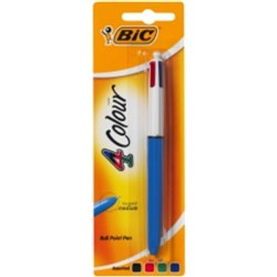 BIC 4 Colour Original Ballpoint Pen Retractable Medium 1mm HANGSELL