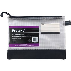 Protext Mesh Pouch A5 With Zipper 275x205mm